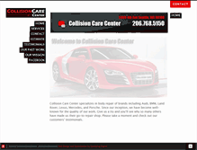 Tablet Screenshot of collisioncaresea.com